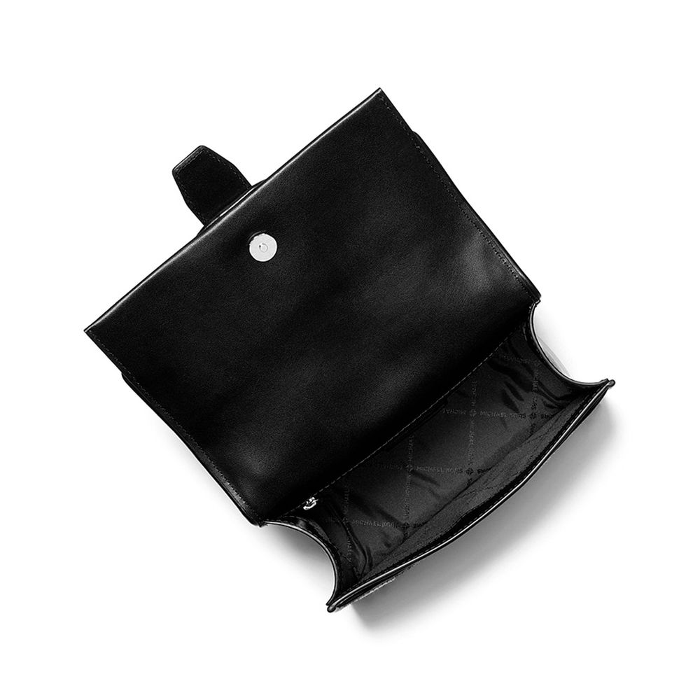 Michael Kors Skulderveske i Sort Skinn