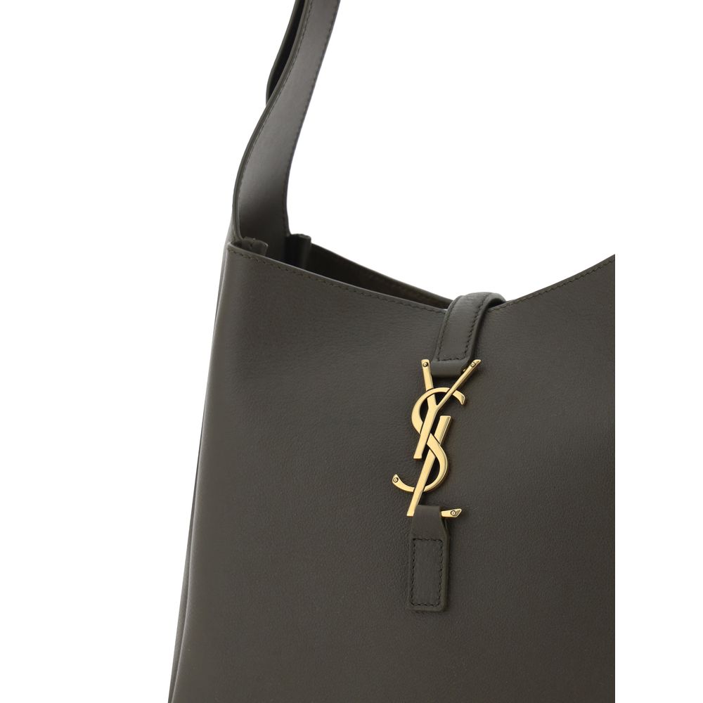 Saint Laurent Bicolor kalveskinn Bos Taurus Skulderveske