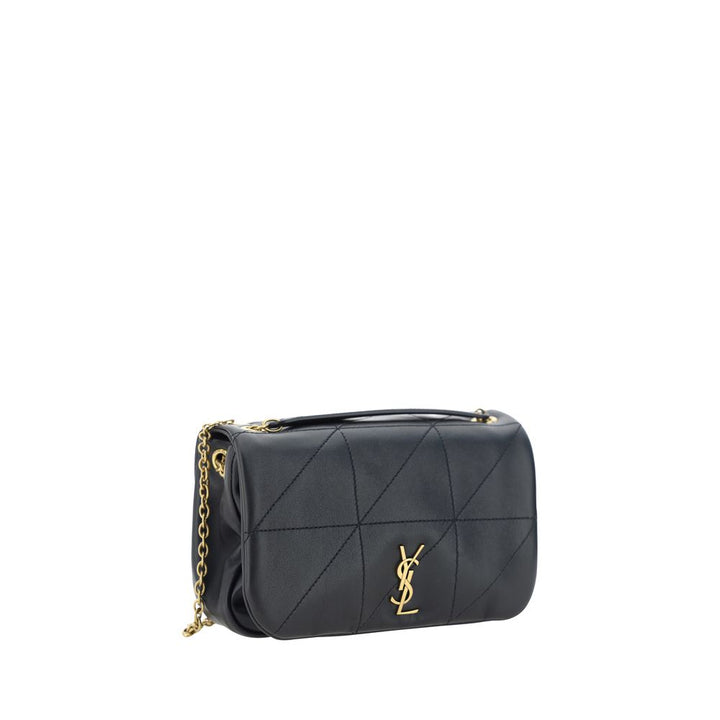 Saint Laurent Sort Lammeskinn Ovis Aries Aries Skulderveske