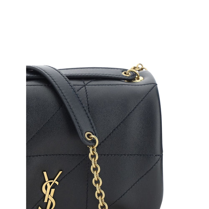 Saint Laurent Sort Lammeskinn Ovis Aries Aries Skulderveske
