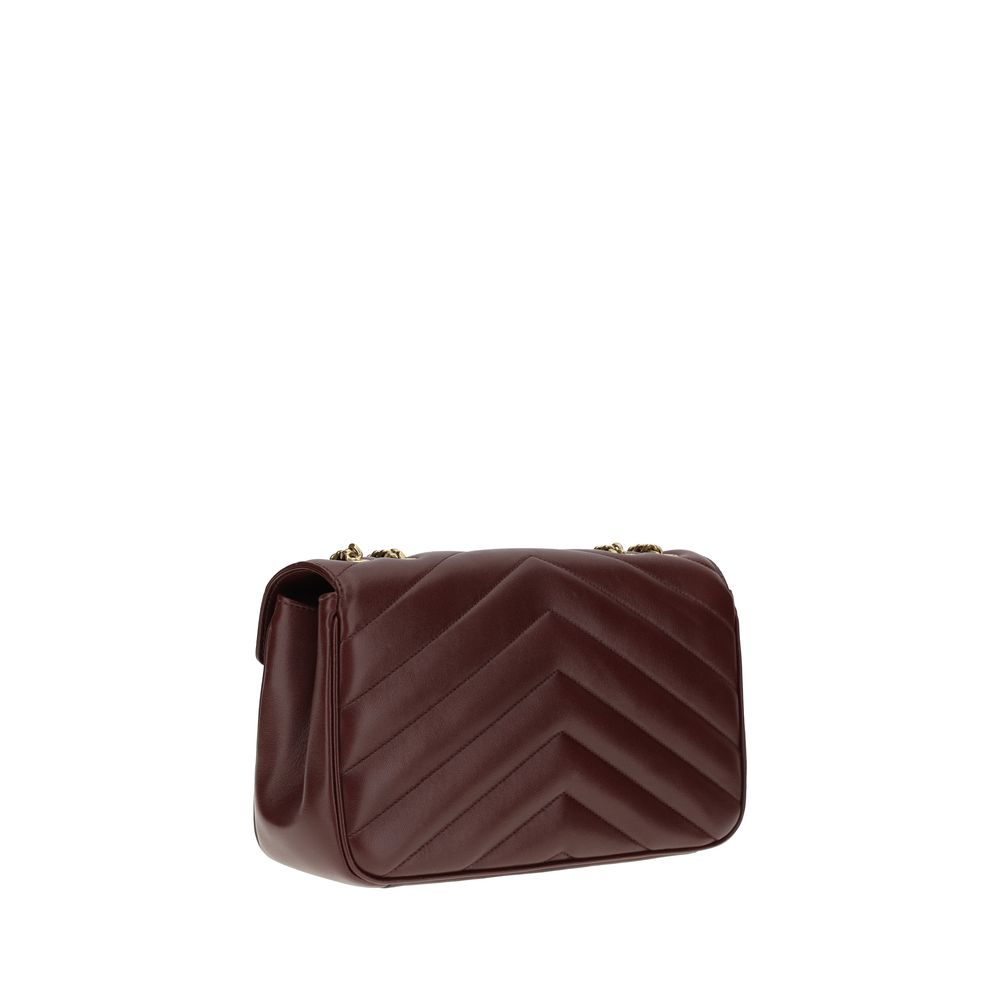 Saint Laurent Bordeaux Lamb Ovis Aries Aries Skulderveske