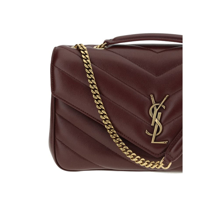 Saint Laurent Bordeaux Lamb Ovis Aries Aries Skulderveske