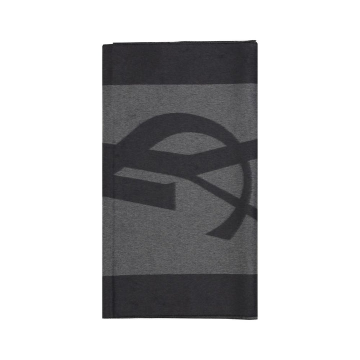 Saint Laurent grått silkeskjerf