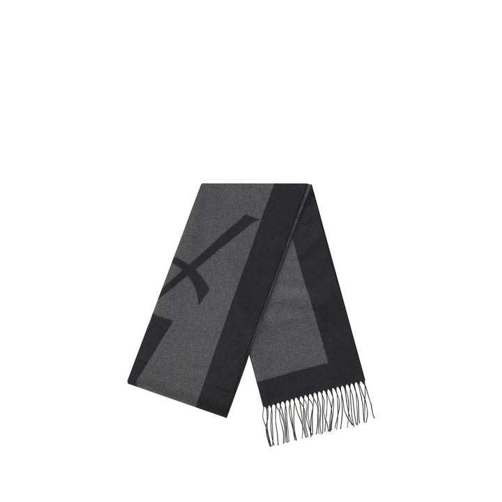 Saint Laurent grått silkeskjerf