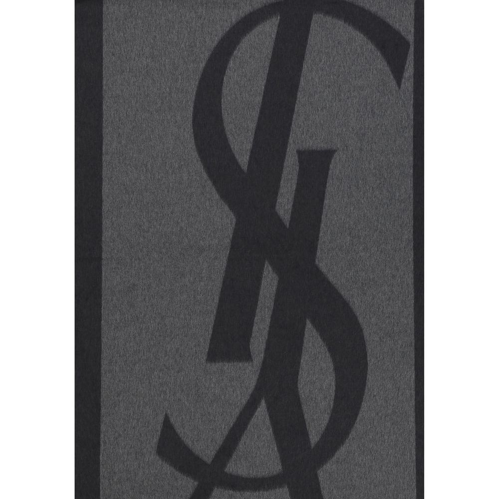 Saint Laurent grått silkeskjerf