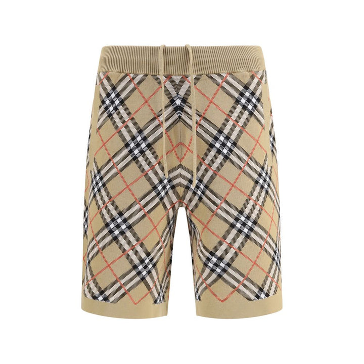 Burberry beige bermudashorts i bomull