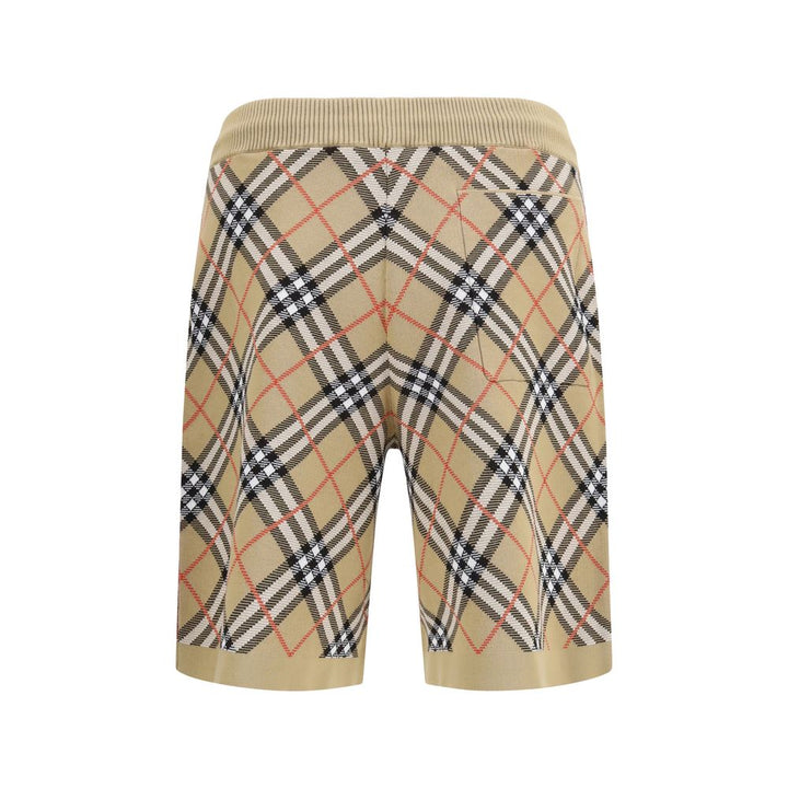 Burberry beige bermudashorts i bomull