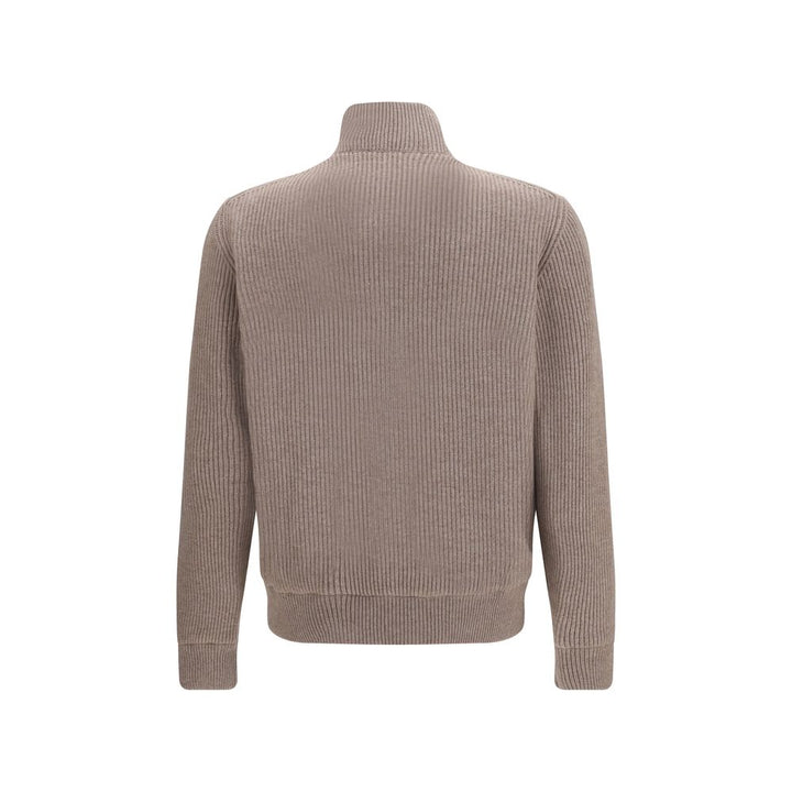 Brunello Cucinelli Beige Kalveskinn Bos Taurus Skinnjakke