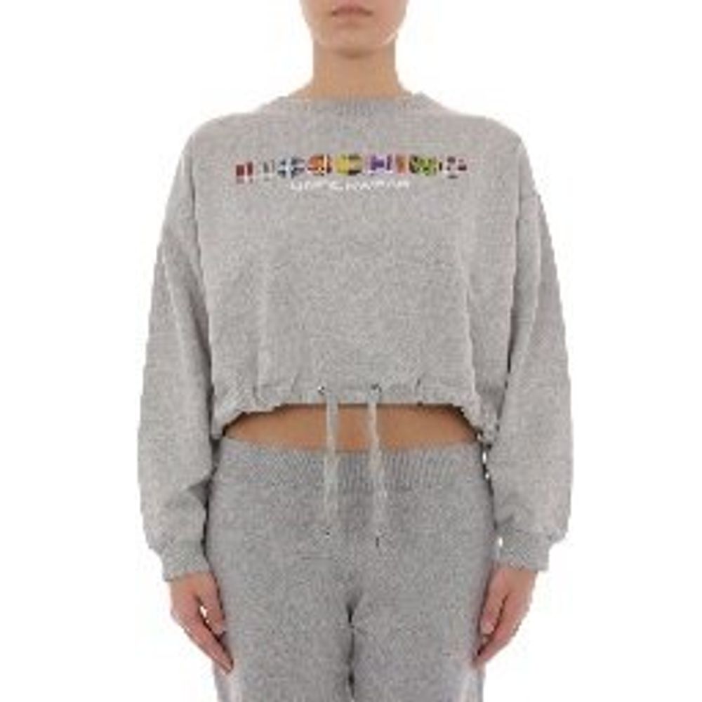 Moschino grå bomullsgenser