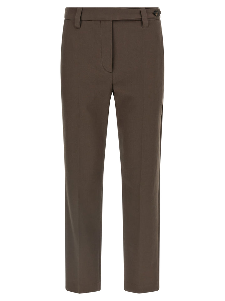 Brunello Cucinelli Brune Fritidsbukser i Bomull
