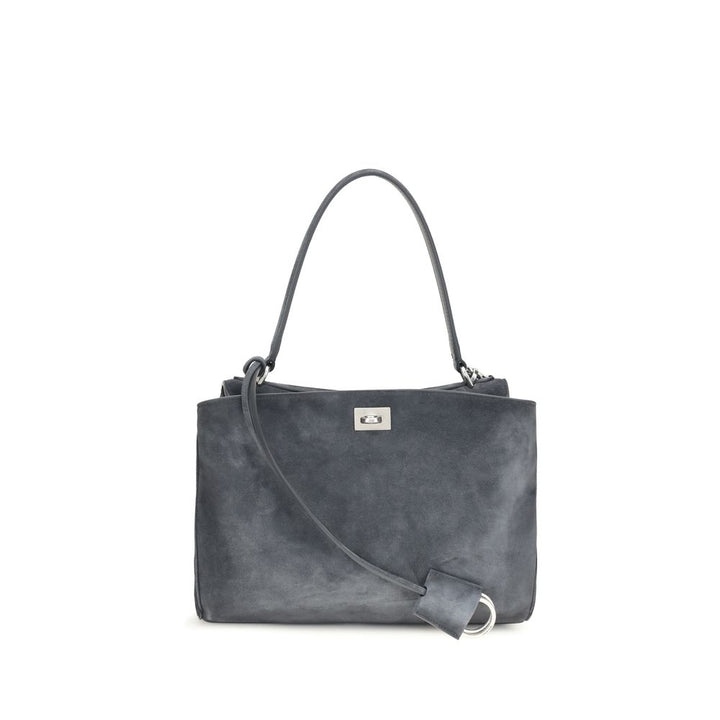 Balenciaga Gray Calf Leather Bos Taurus Skulderveske