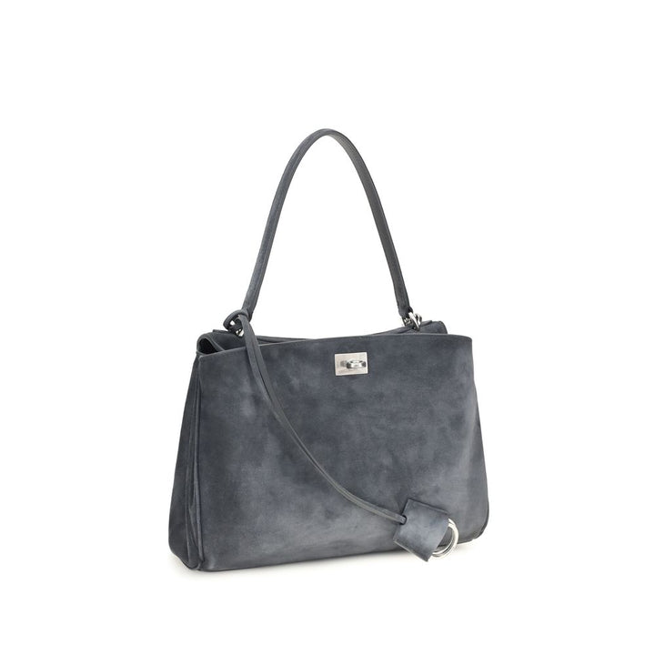 Balenciaga Gray Calf Leather Bos Taurus Skulderveske