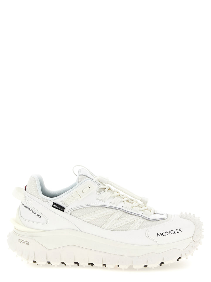 Moncler hvite joggesko i polyamid