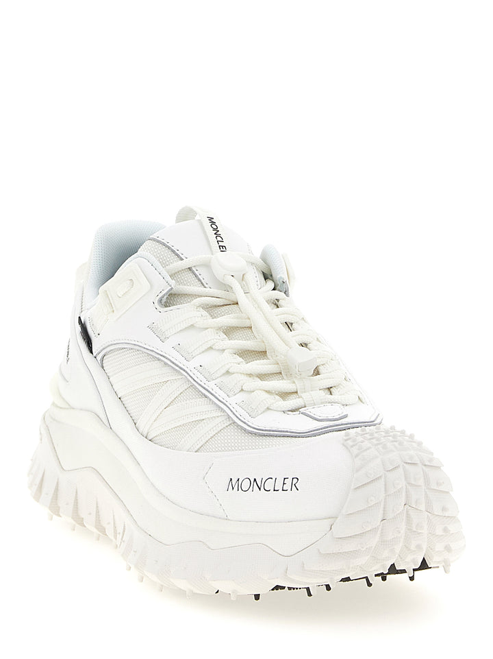 Moncler hvite joggesko i polyamid