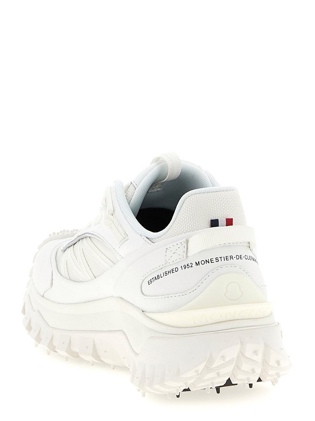 Moncler hvite joggesko i polyamid