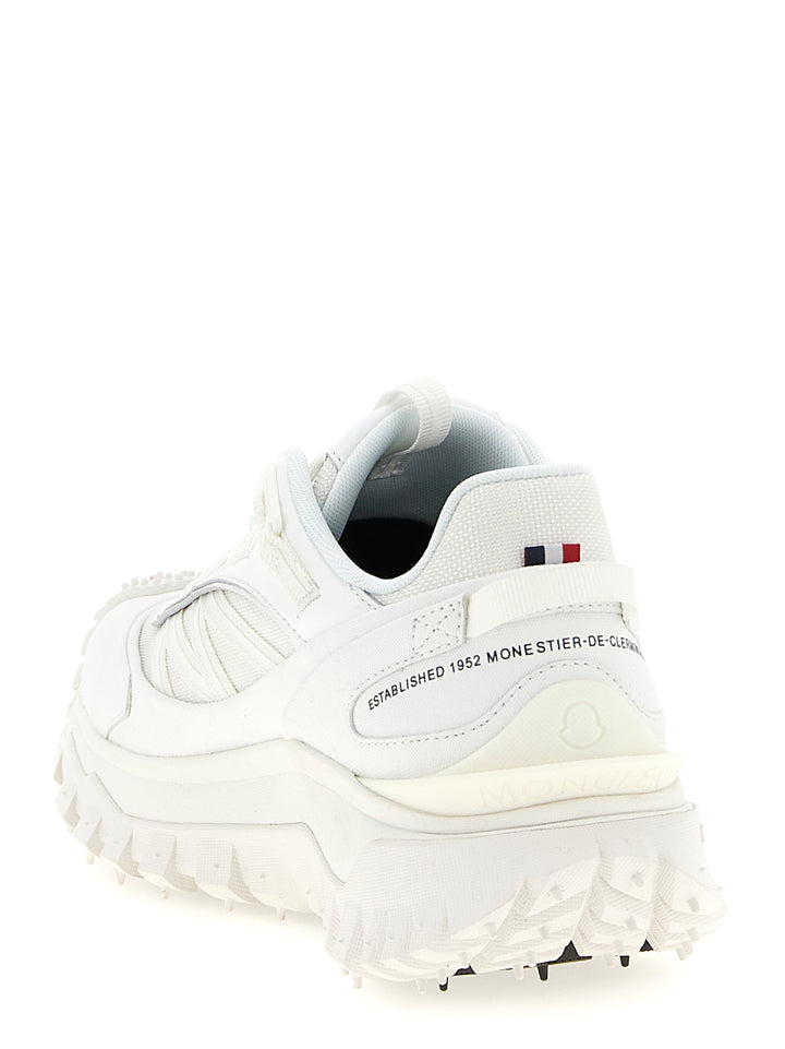 Moncler hvite joggesko i polyamid
