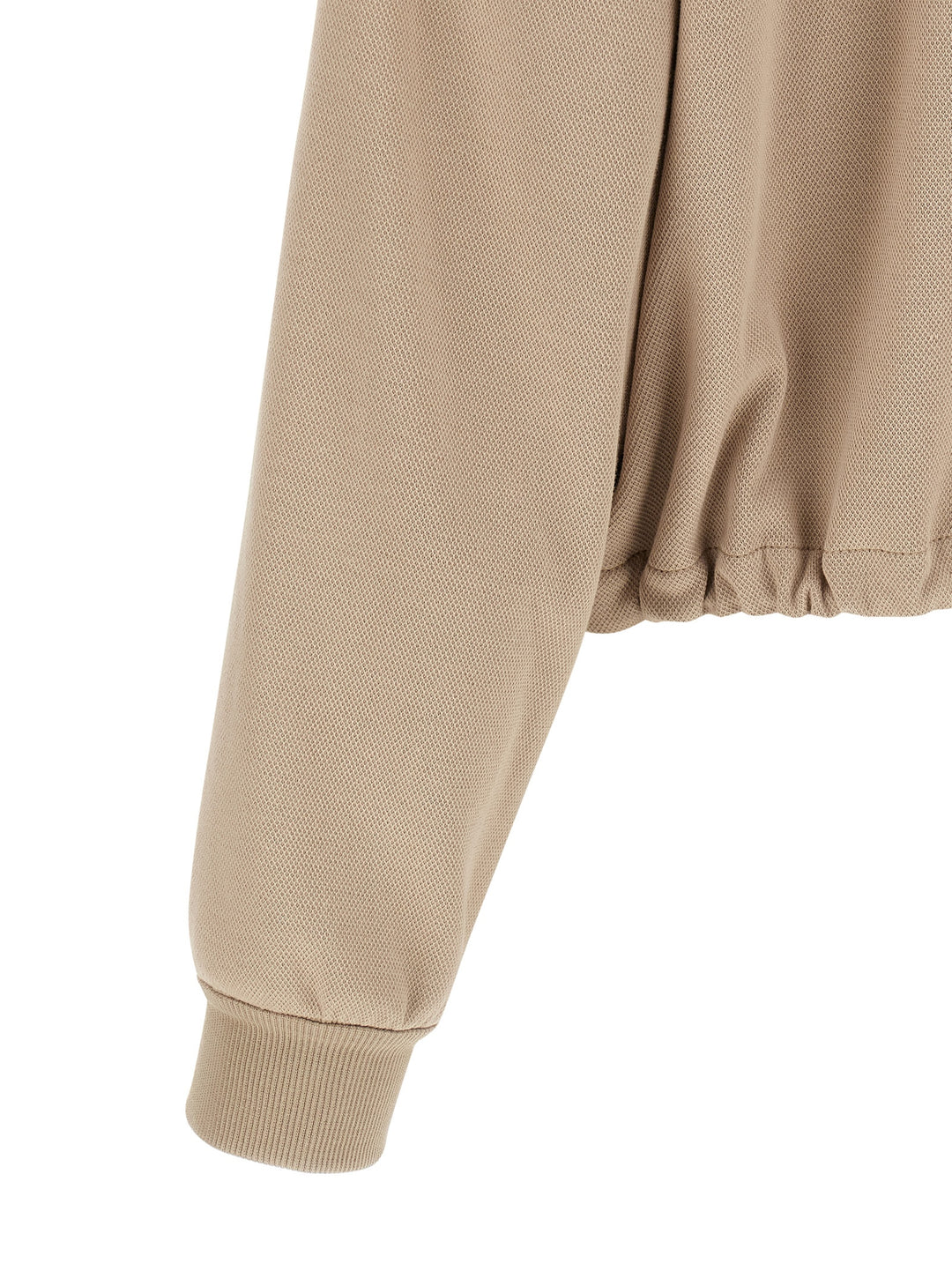 Brunello Cucinelli Beige hettegenser i bomull