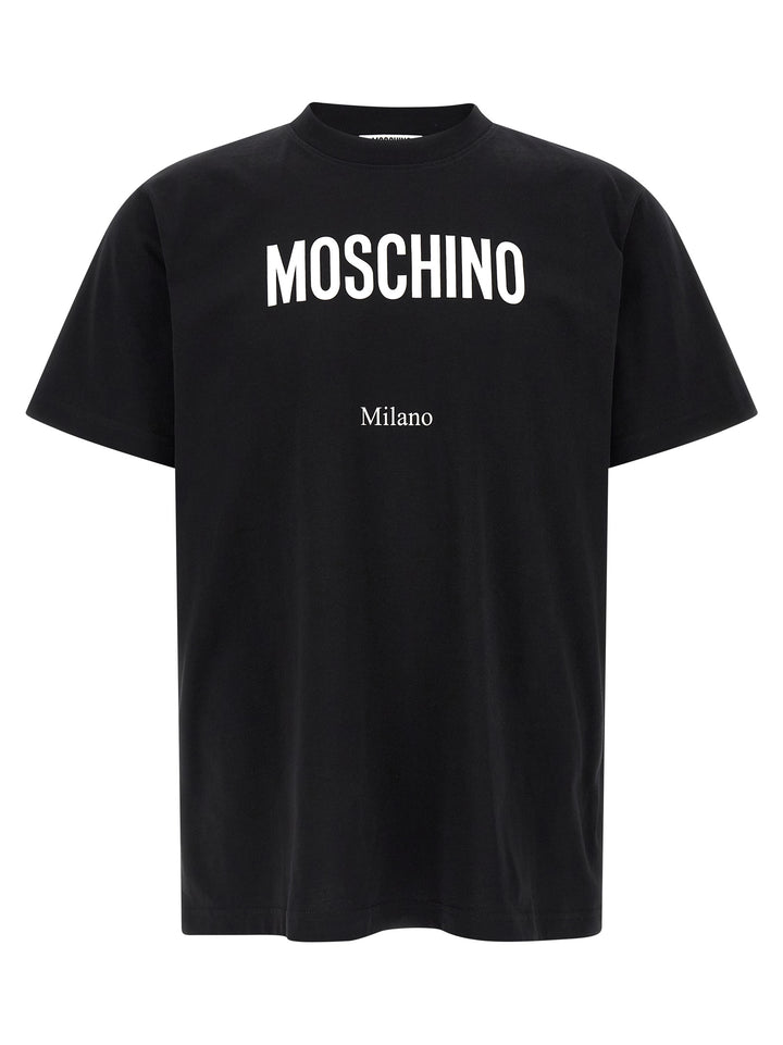 Moschino Tofarget Bomulls-T-skjorte