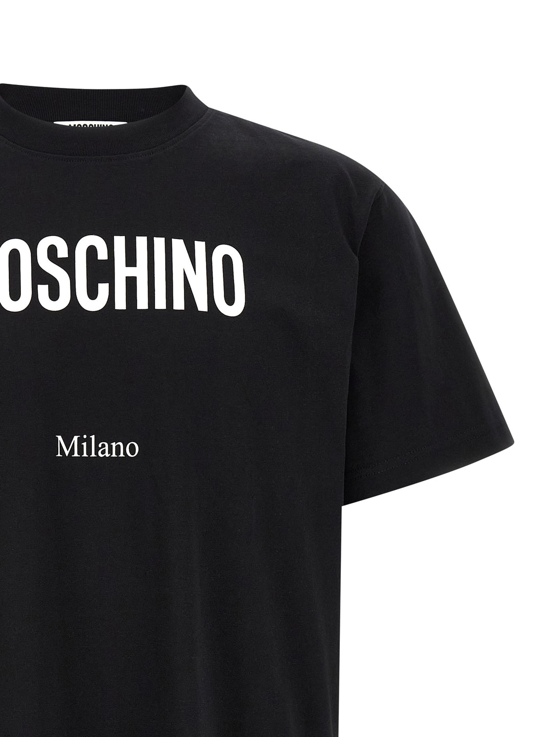 Moschino Tofarget Bomulls-T-skjorte
