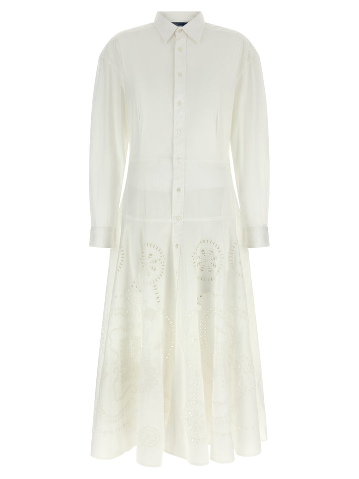 White Cotton Midi Dress