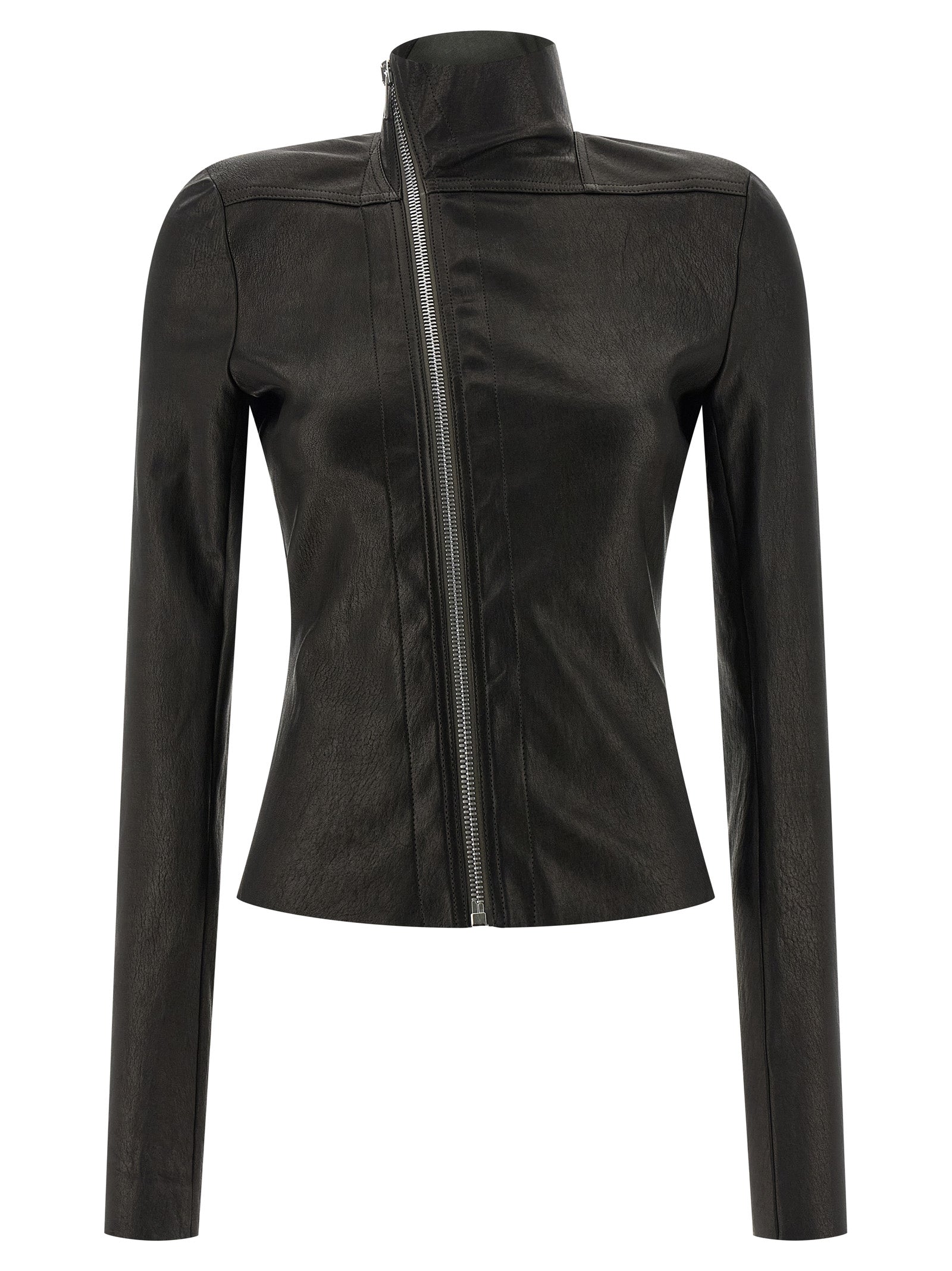 Black Lamb Leather Leather Jacket