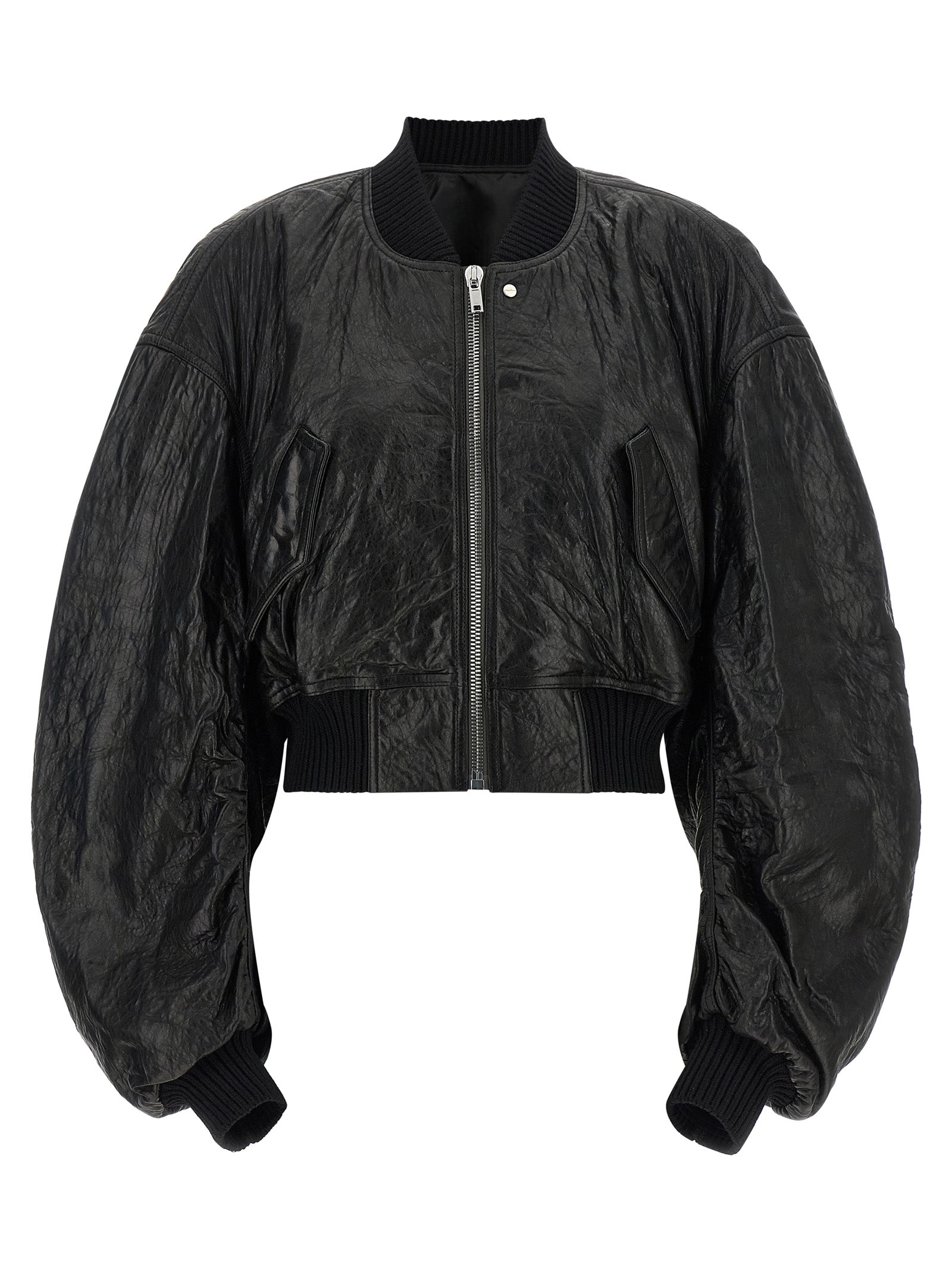 Black Lamb Leather Leather Jacket