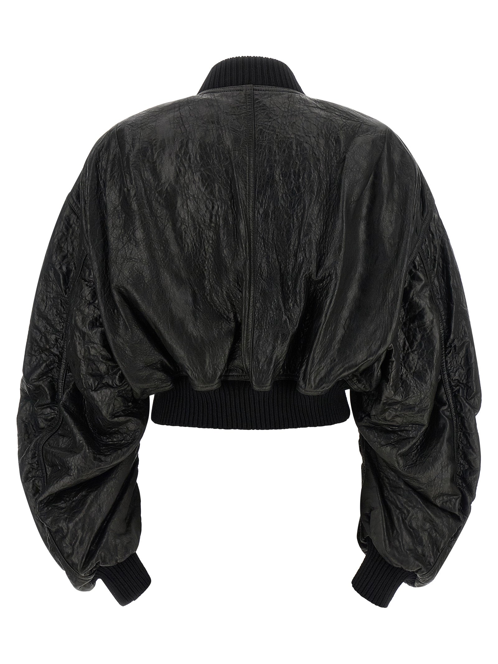 Black Lamb Leather Leather Jacket