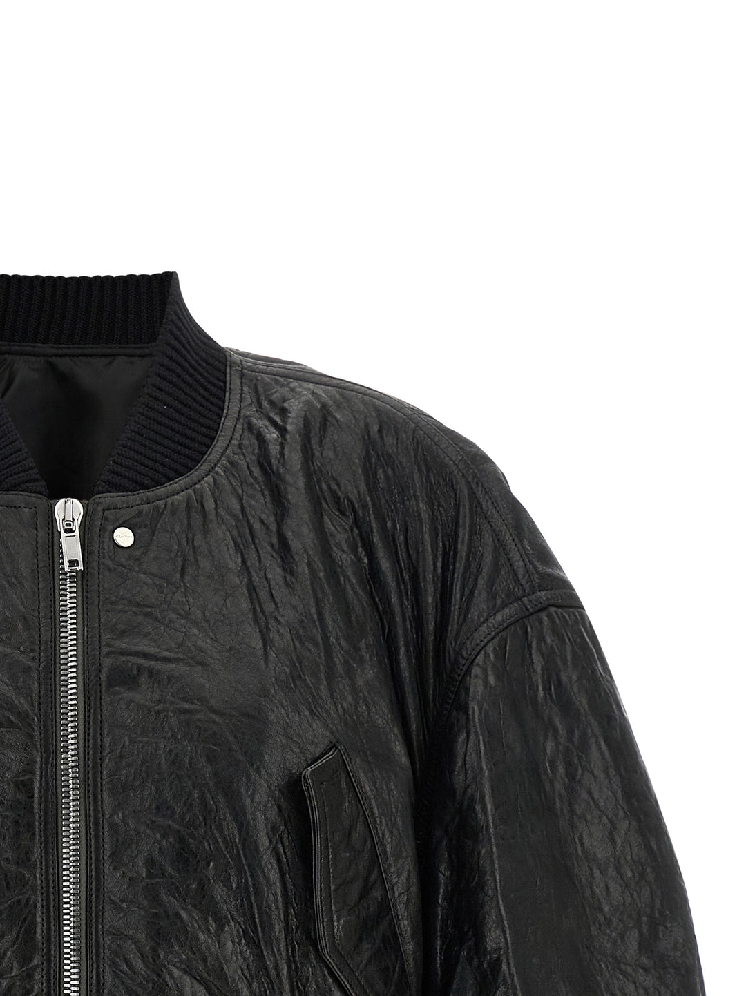 Black Lamb Leather Leather Jacket