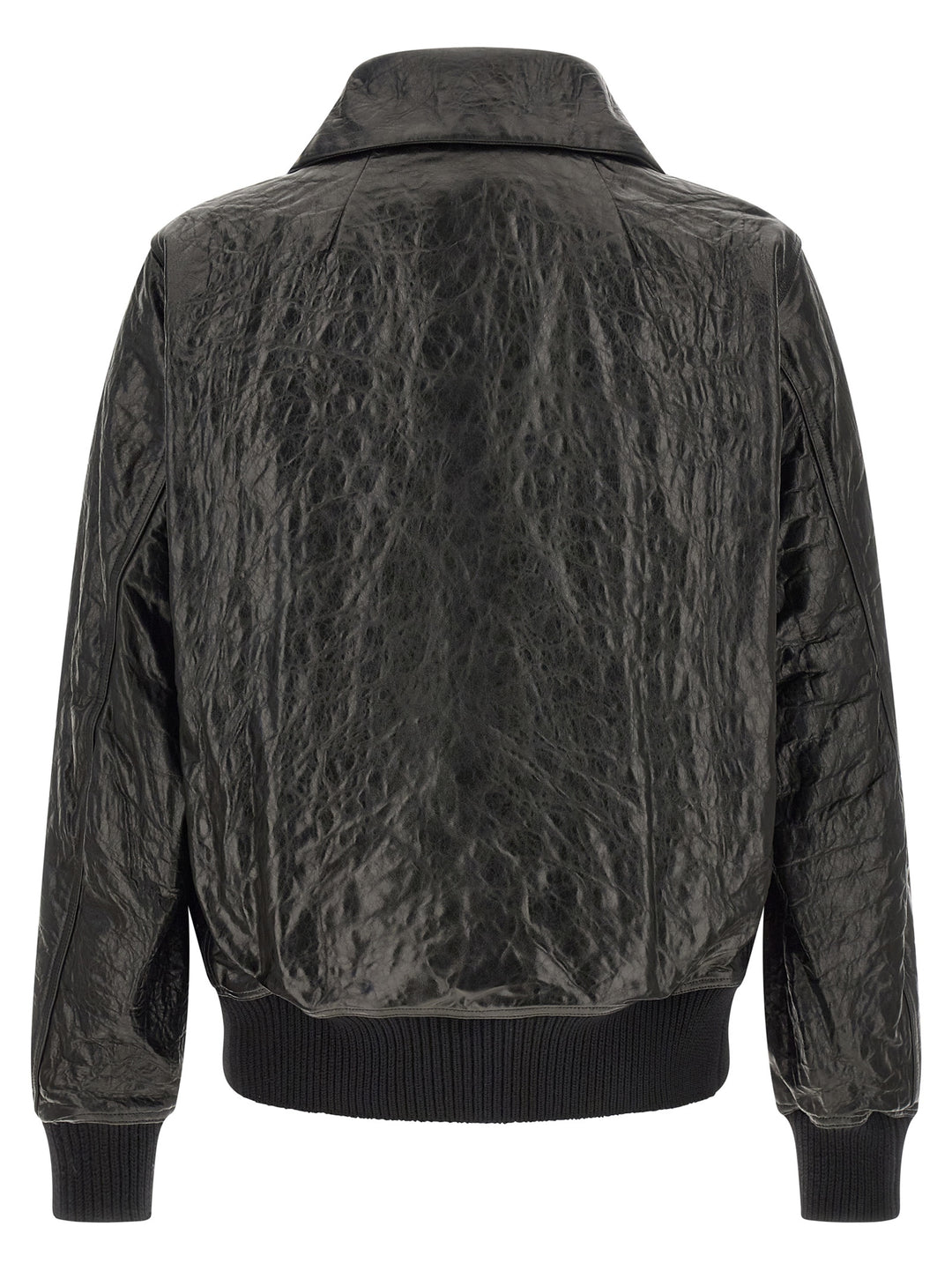 Black Lamb Leather Leather Jacket