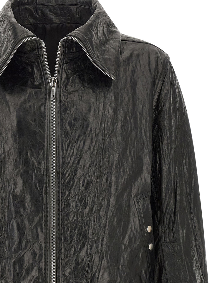 Black Lamb Leather Leather Jacket
