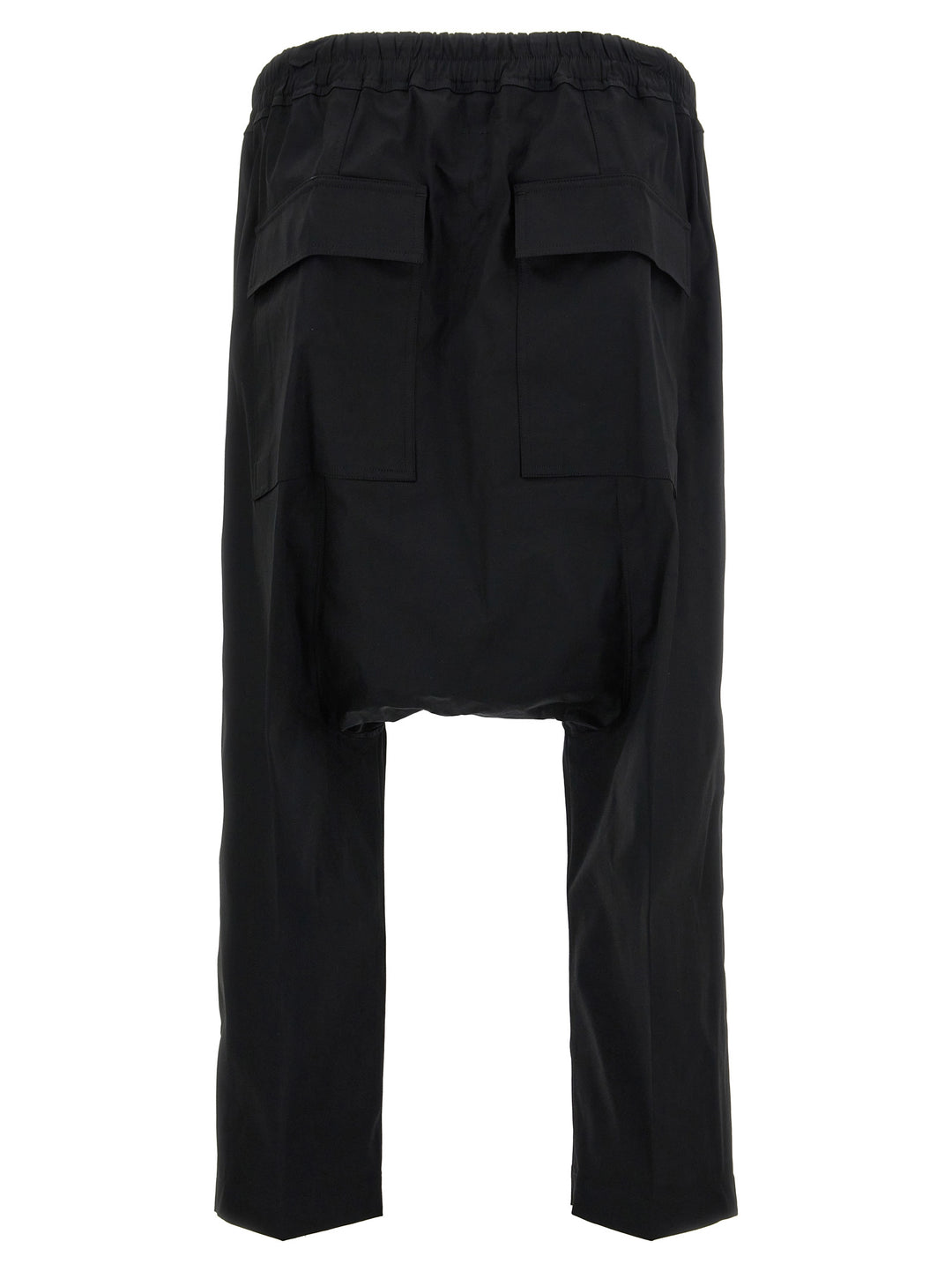 Black Cotton Casual Pants