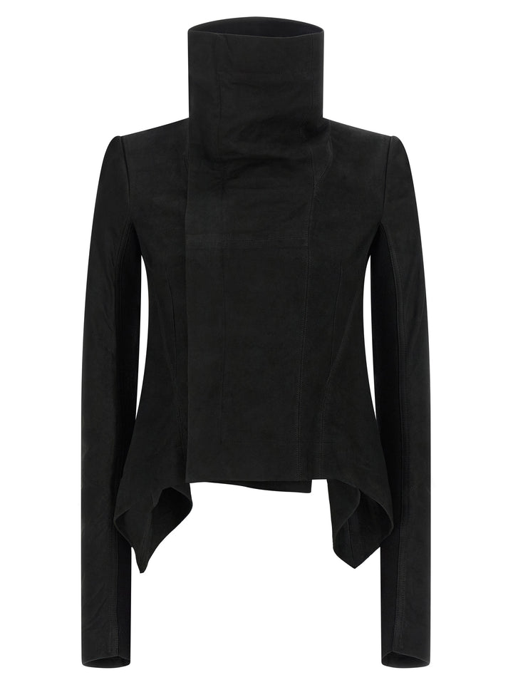 Black Lamb Leather Leather Jacket