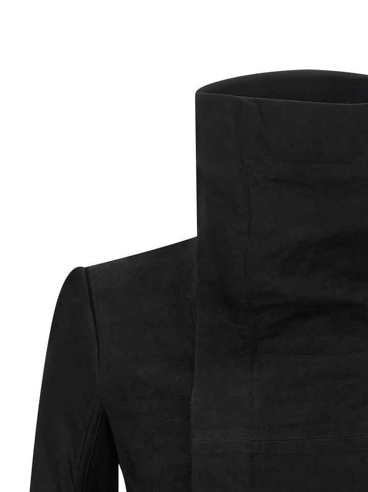 Black Lamb Leather Leather Jacket