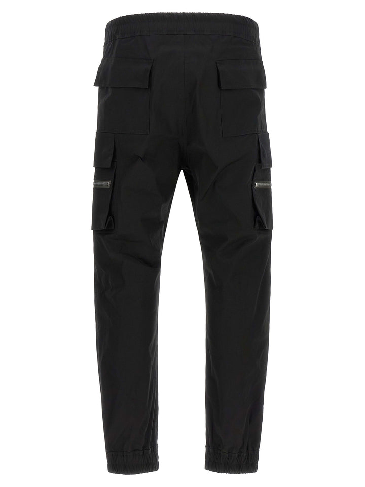 Black Cotton Cargo Pants
