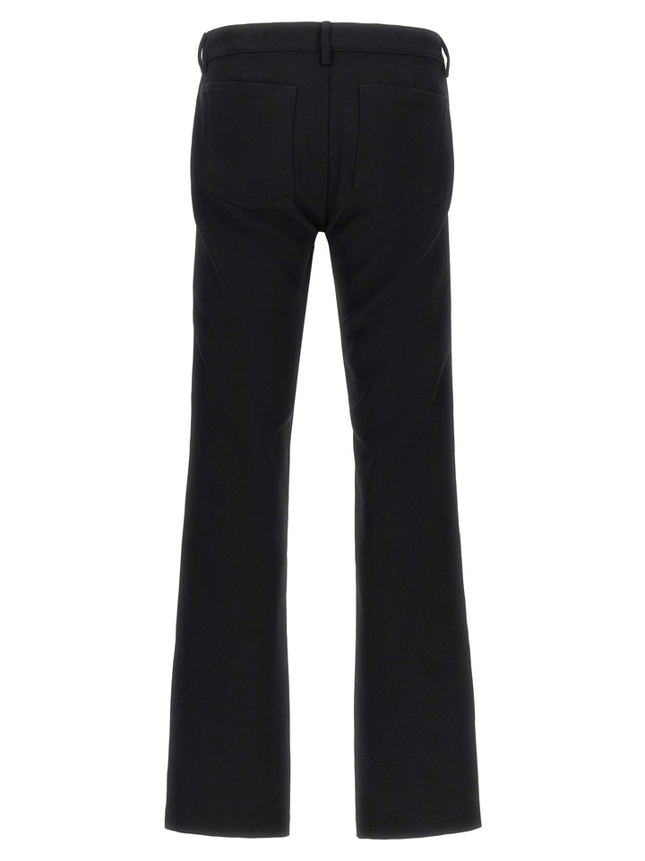 Black Virgin Wool Pants