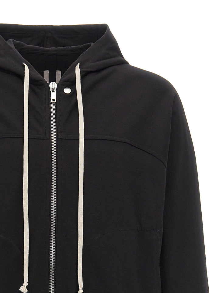 Black Cotton Hoodie