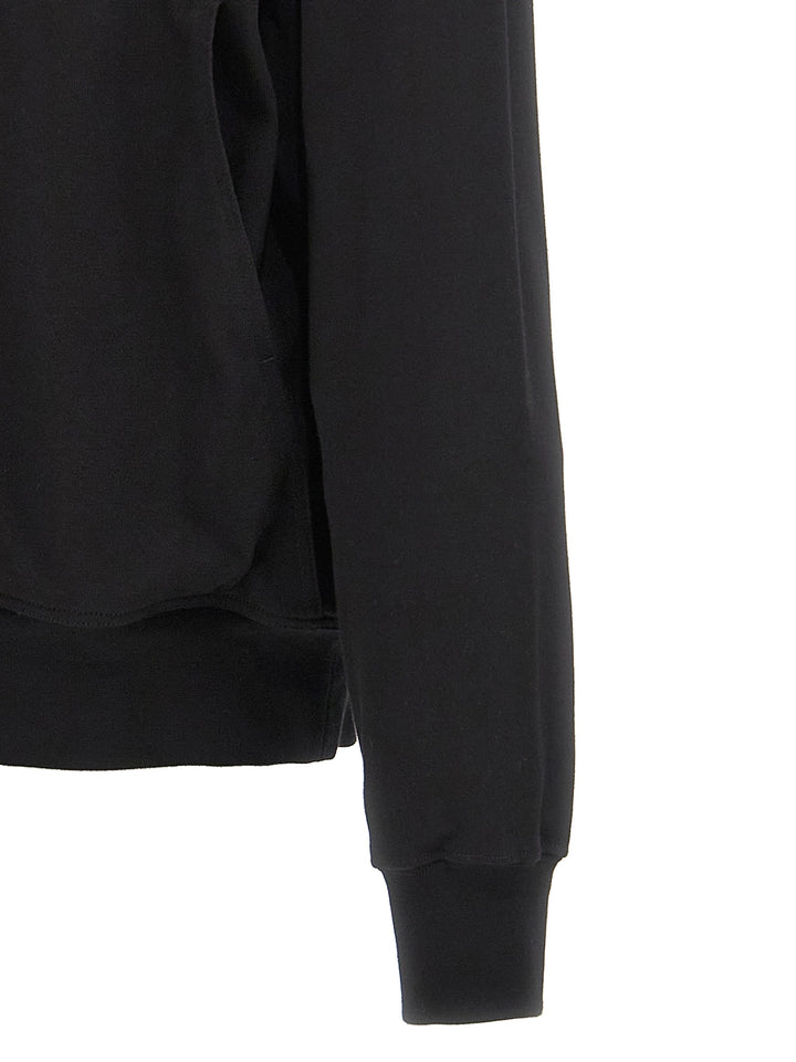 Black Cotton Hoodie