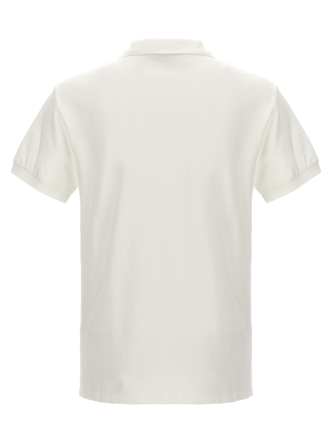 White Cotton Polo Shirt