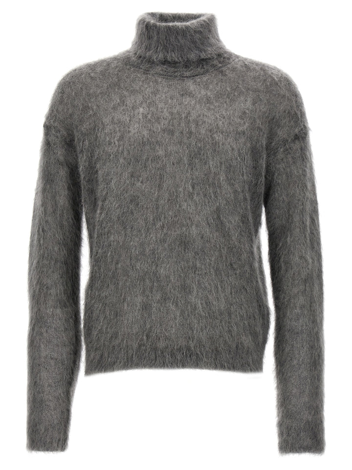 Gray Wool Cardigan