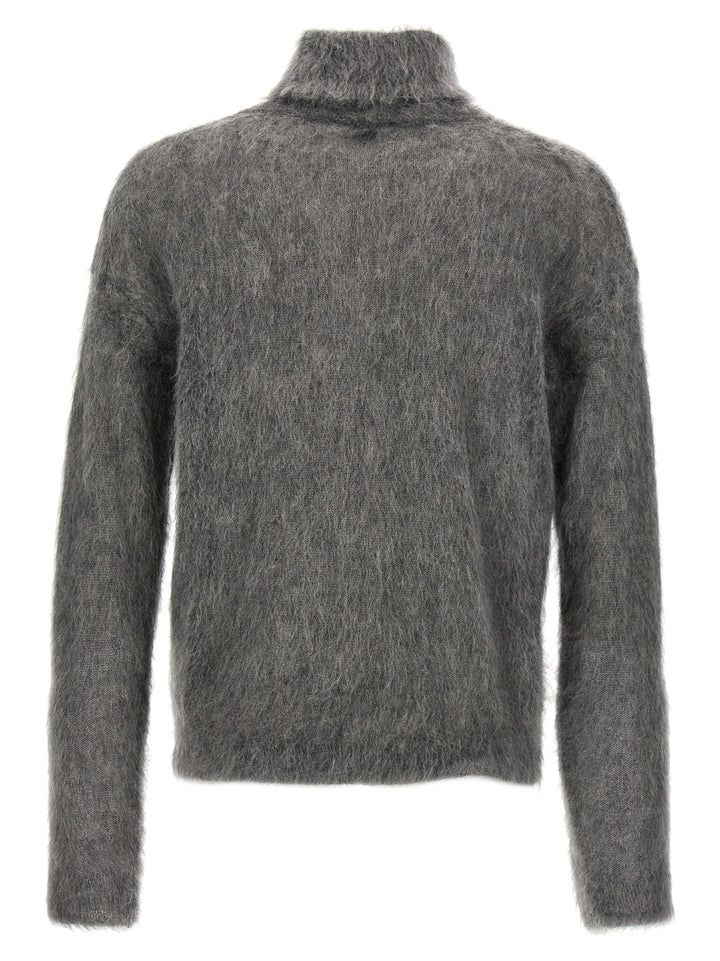 Gray Wool Cardigan