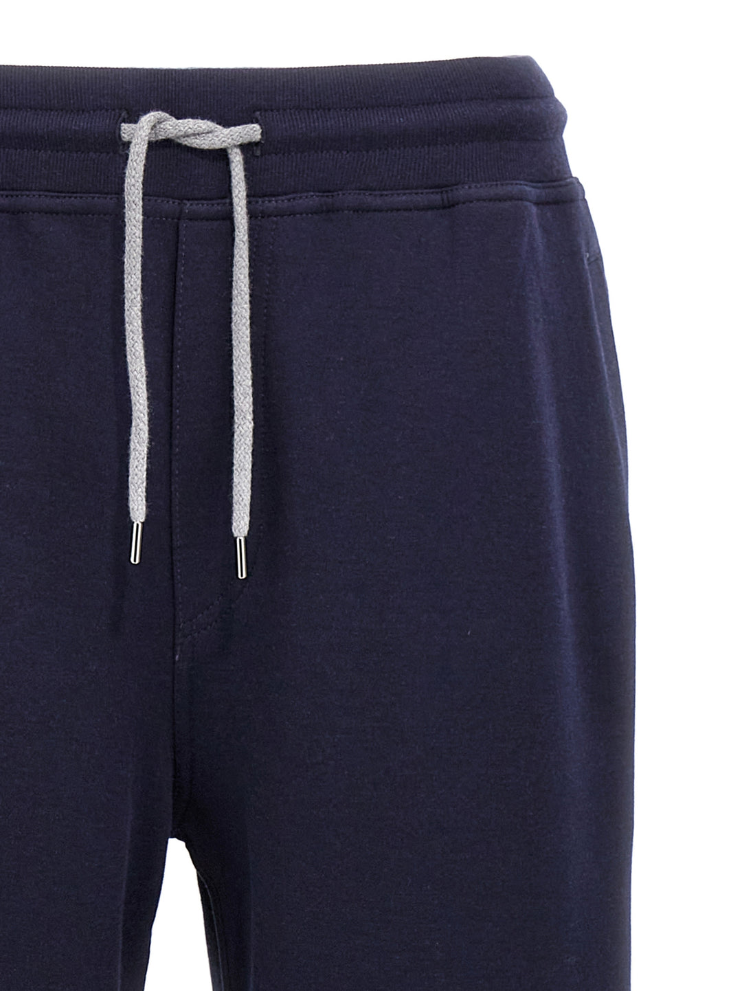 Blue Cotton Joggers (Workout Pants)