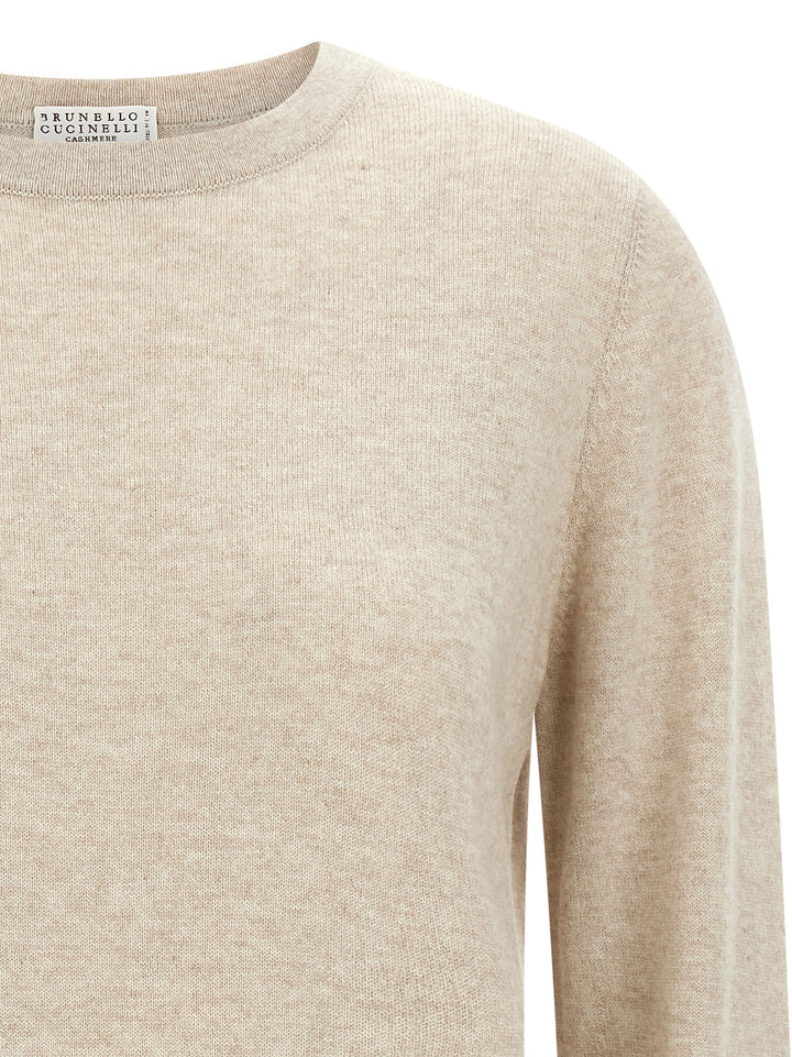 Beige Cashmere Cardigan
