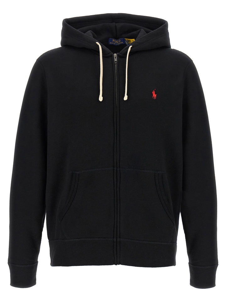 Black Cotton Sweatshirt