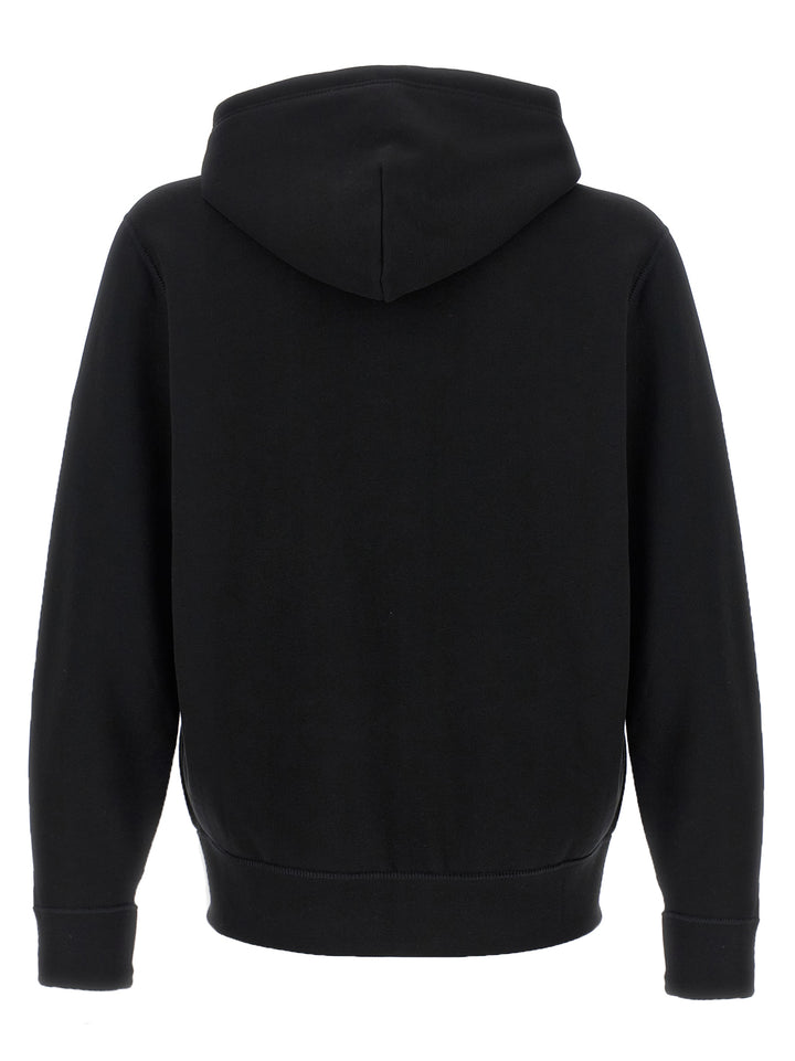 Black Cotton Sweatshirt