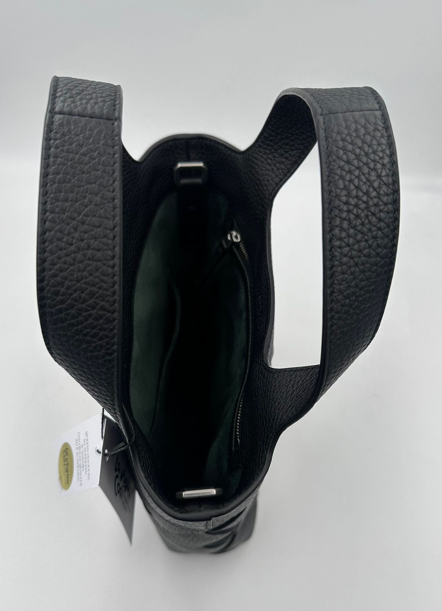 BOTTEGA VENETA Small DIAGO Black Handbag