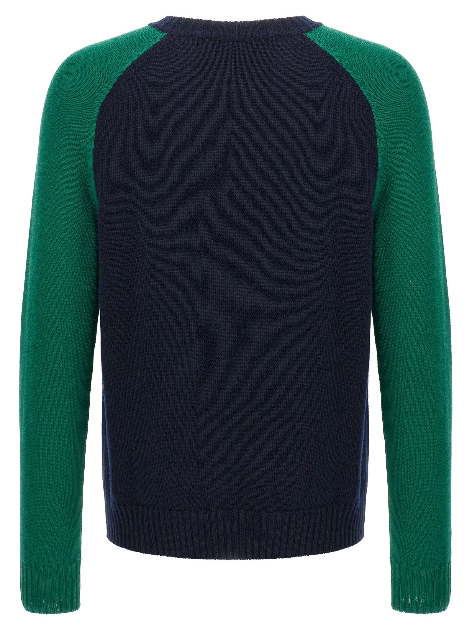 Blue Virgin Wool Cardigan