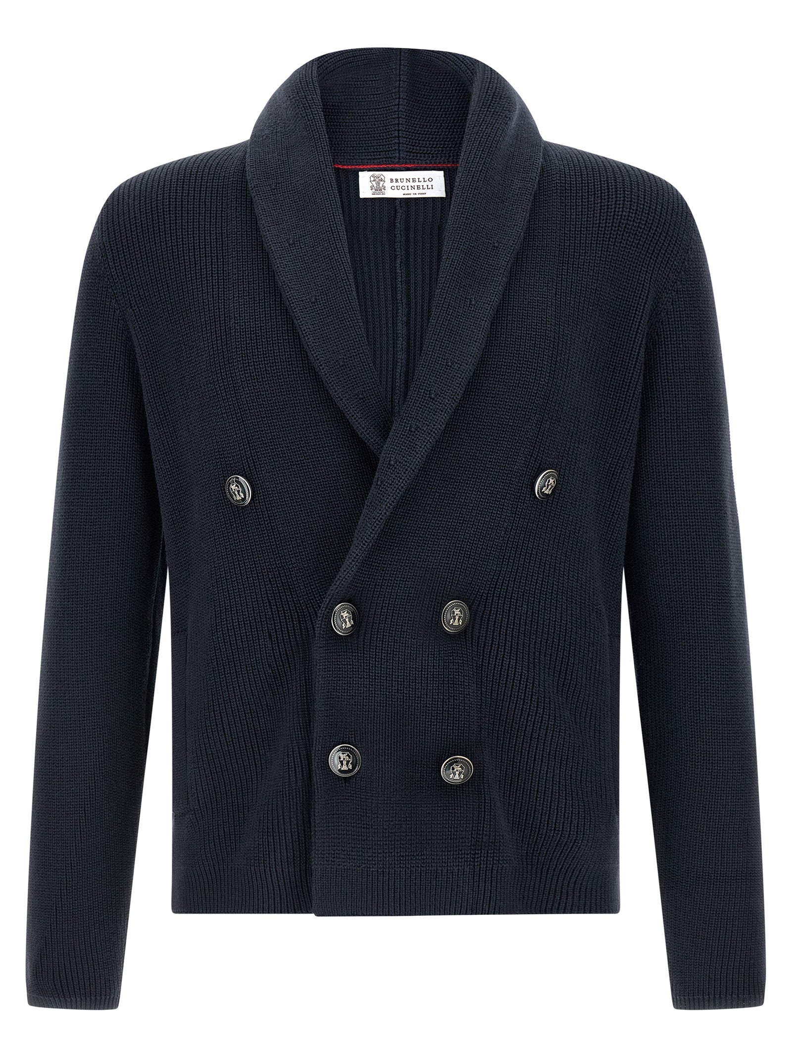 Blue Cotton Cardigan