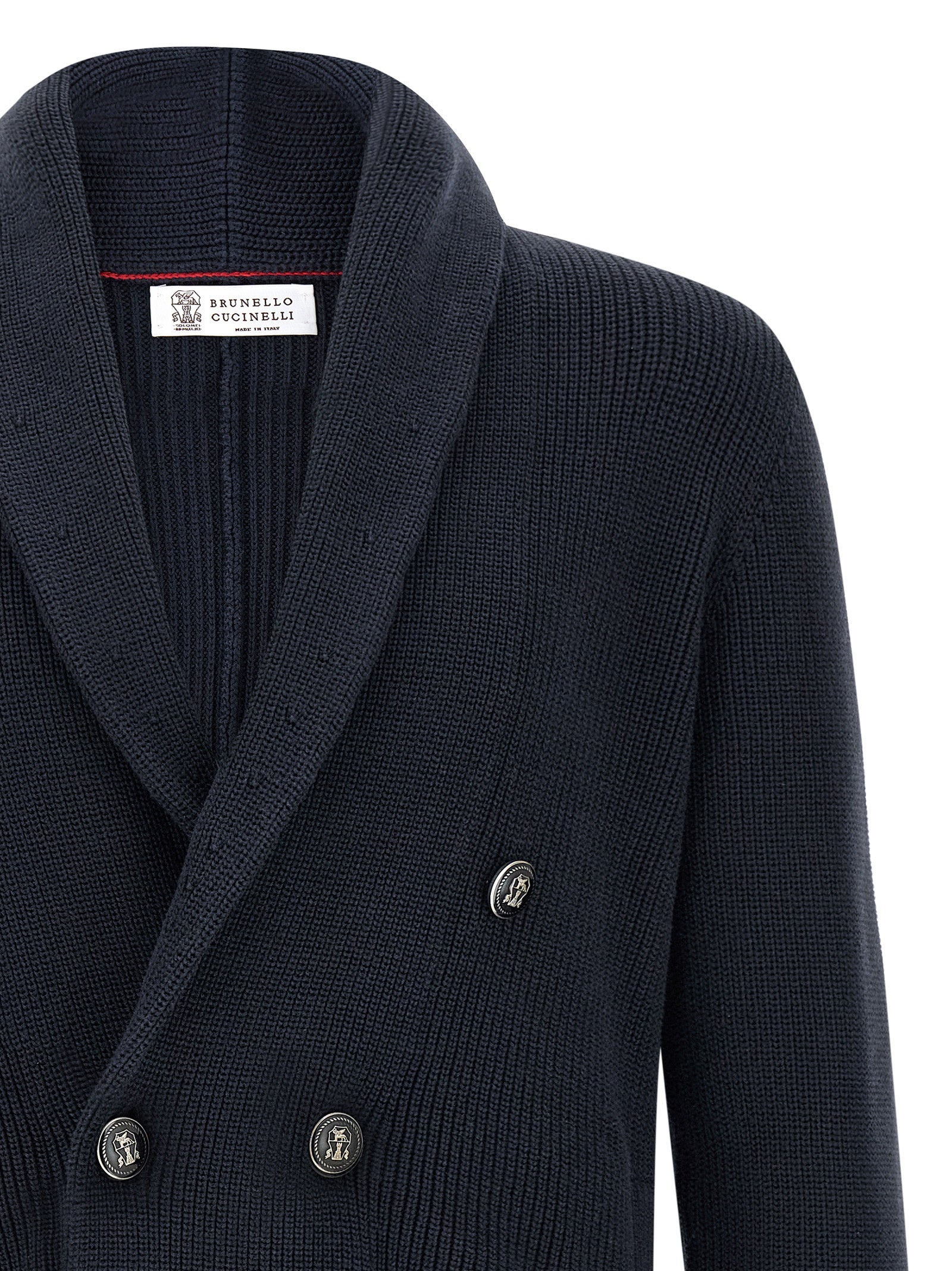 Blue Cotton Cardigan