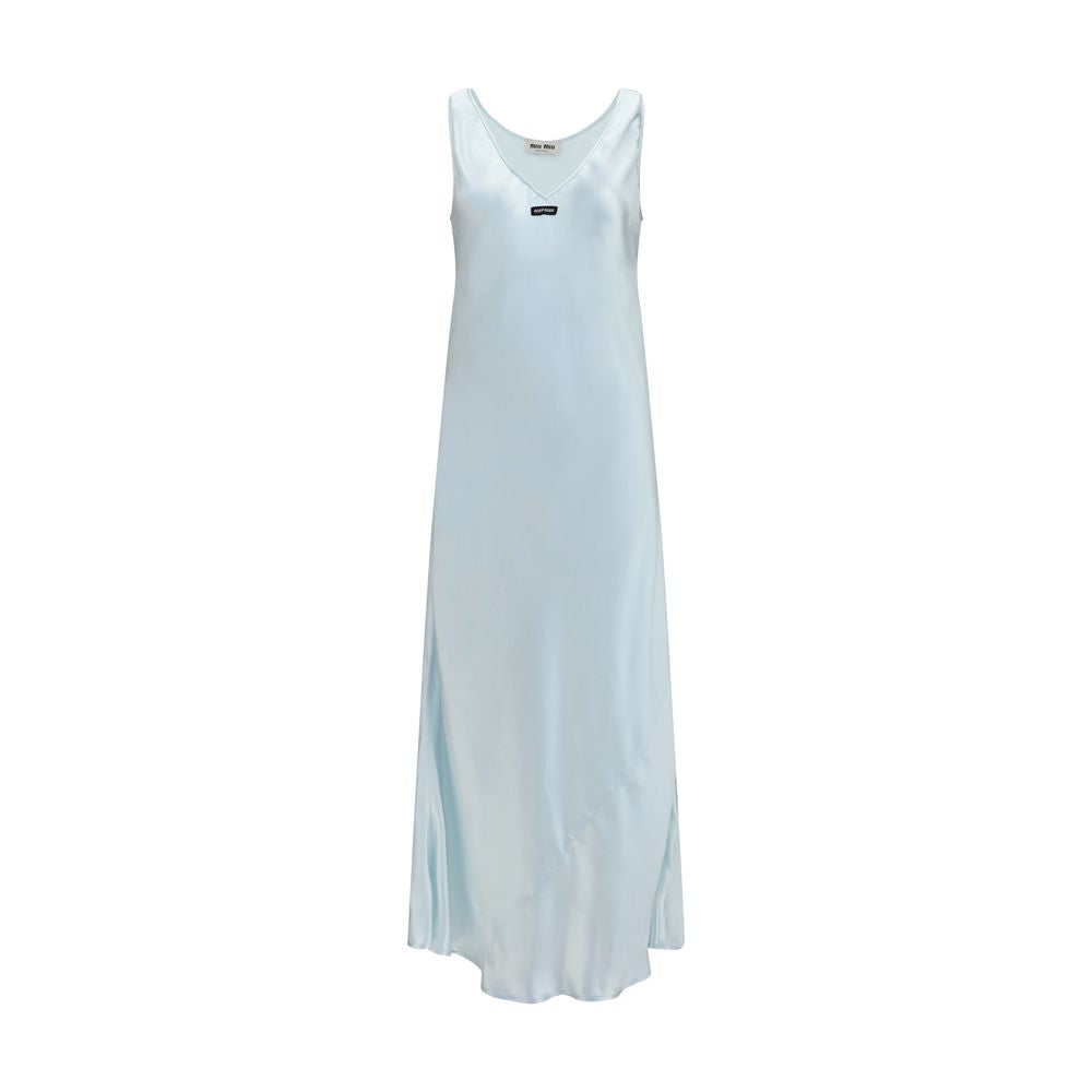 Vestido Informal de Viscosa Azul
