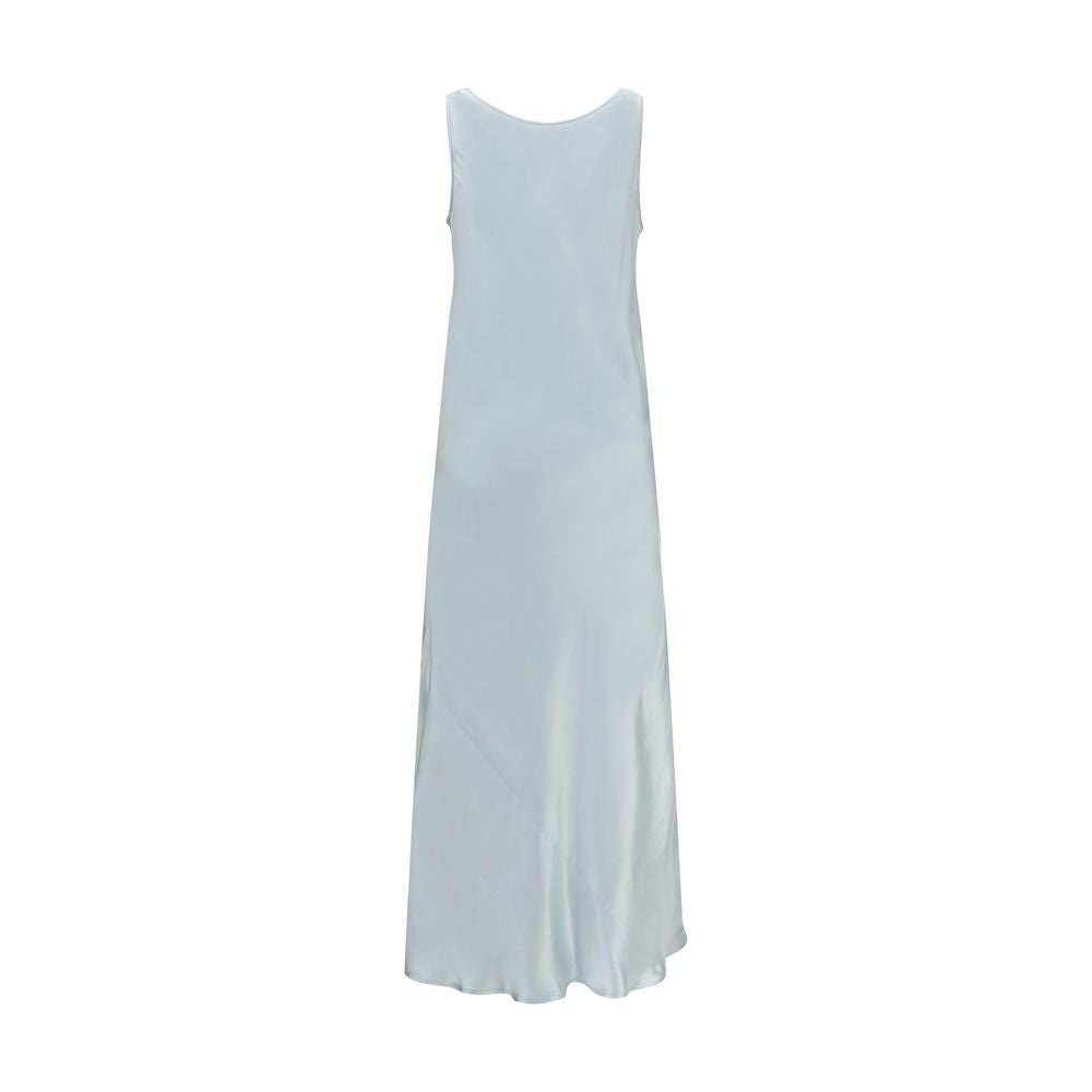 Vestido Informal de Viscosa Azul